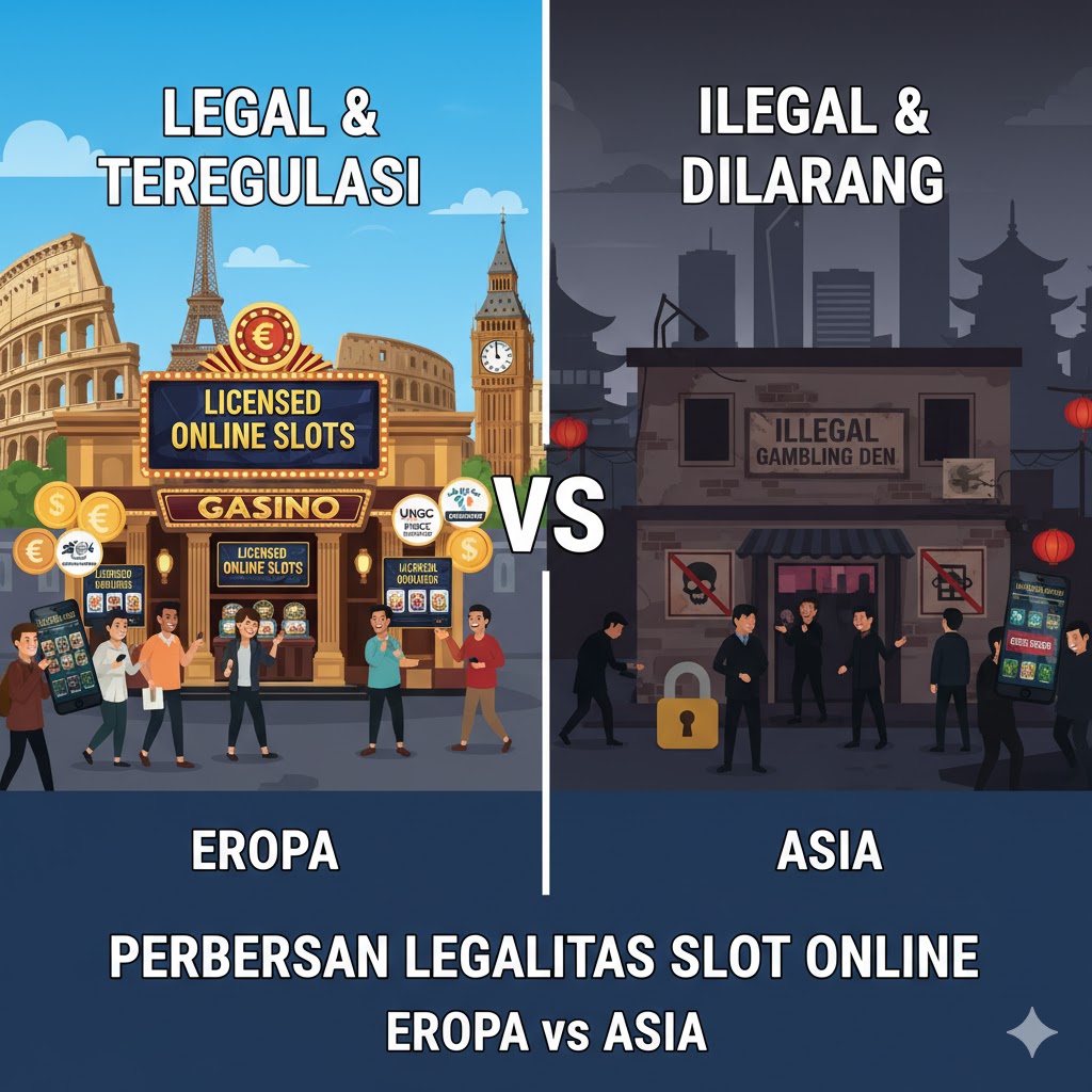 Perbedaan Legalitas Slot Online di Eropa vs Asia